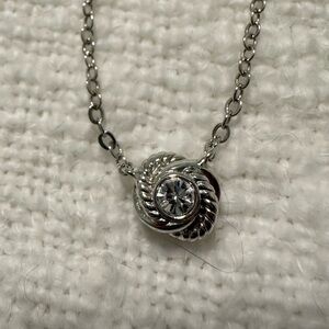 Kate spade necklace with knot design pendant